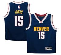 Nikola Jokic Denver Nuggets NBA Maillot pour garçon 4-7 ans Bleu marine