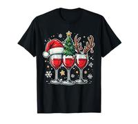 Nikolaus Christmas Santa Glüh-Wein Weihnachtsmarkt T-Shirt
