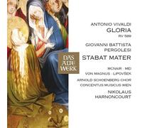 NIKOLAUS HARNONCOURT - GLORIA/STABAT MATER (DAW) CD NEUF VIVALDI,ANTONIO