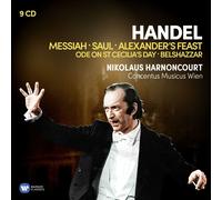 NIKOLAUS HARNONCOURT - MESSIAS/SAUL/BELSHAZZAR/+ COLLECTIOR'S EDITION 9 CD NEUF