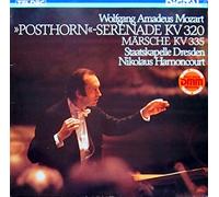 Nikolaus Harnoncourt und die Staatskapelle Dresden - Mozart: Posthorn-Serenade KV 320 & Marsche KV 335 [Vinyl LP] [Schallplatte]