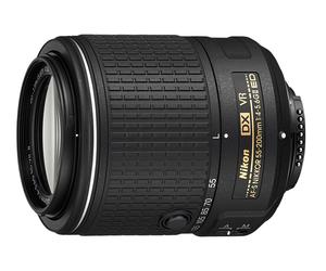 Nikon AF-S DX NIKKOR 55-200mm f/4-5.6G ED VR II SLR Téléobjectif Noir