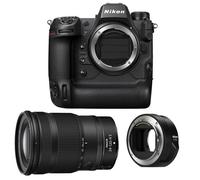 Appareil photo hybride Nikon Z9 + Objectif Z 24-120mm f/4 S + Adaptateur FTZ II