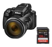 Nikon COOLPIX P1100 16 mpix Noir + SanDisk Extreme PRO 128 Go