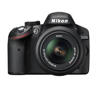 Nikon D3200 + 18-55VR II + SD 8GB+ Dongle Kit d'appareil-photo SLR 24,2 MP CMOS 6016 x 4000 pixels Noir