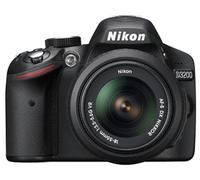 Nikon D3200 + AF-S DX 18-55mm G/ VR Kit d'appareil-photo SLR 24,2 MP CMOS 6016 x 4000 pixels Noir