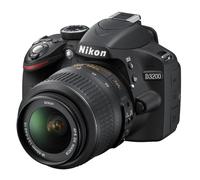 Nikon D3200 + AF-S DX 18-55mm Kit d'appareil-photo SLR 24,2 MP CMOS 6016 x 4000 pixels Noir