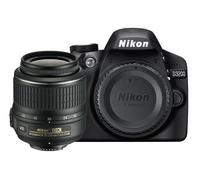 Nikon D3200 Reflex 24.2 Mpix - 3 x zoom optique objectif AF-S VR DX 18-55 mm - noir