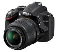 Nikon D3200 Kit 18-55 mm Nikon G VR II (noir)