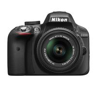 Nikon D3300 + 18-55 VR II + SD 4GB Kit d'appareil-photo SLR 24,2 MP CMOS 6000 x 4000 pixels Noir