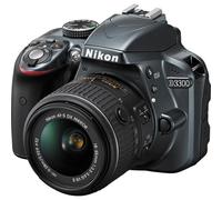 Nikon D3300 + 18-55mm f/3.5-5.6G VR II Kit d'appareil-photo SLR 24,2 MP CMOS 6000 x 4000 pixels Gris