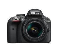 Nikon D3300 + AF-P 18-55mm VR Kit d'appareil-photo SLR 24,2 MP CMOS 6000 x 4000 pixels Noir
