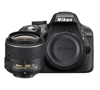 Nikon D3300 - Appareil photo numérique - Reflex - 24.2 Mpix - 3 x zoom optique objectif AF-S VR DX 18-55 mm - noir