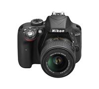 Nikon D3300 - Appareil photo numérique - Reflex - 24.2 Mpix - 3 x zoom optique objectif AF-S VR DX 18-55 mm - noir