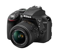 Nikon D3300 +NIKKOR 18-55mm f/3.5-5.6G VR Kit d'appareil-photo SLR 24,2 MP CMOS 6000 x 4000 pixels Noir