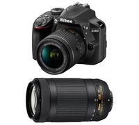 Nikon D3400 + Objectifs AF-P DX 18-55 mm et 70-300 mm VR