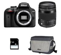 NIKON D3400 + SIGMA 18-200 OS HSM CONTEMPORARY GARANTI 3 ans + Sac + SD 4Go