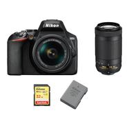 NIKON D3500 + AF-P 18-55 mm + AF-P 70-300 mm + SanDisk Extreme 32 Go SD + EN-EL14A