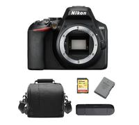 NIKON D3500 reflex 24.2 mpix Body Black + 32GB SD card + camera Bag + EN-EL14A Battery + Memory Card Reader