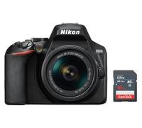 NIKON D3500 reflex 24.2 mpix + objectif KIT AF-P 18-55mm F3.5-5.6G VR + Sac + SD 16Go