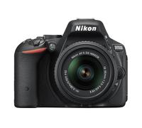 Nikon D5500 + AF-S DX NIKKOR 18-55mm f/3.5-5.6G VR II Kit d'appareil-photo SLR 24,2 MP CMOS 6000 x 4000 pixels Noir