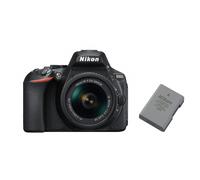 Nikon D5600 Kit AF-P 18-55mm f/3,5-5,6G VR + Batterie EN-EL14a