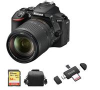 NIKON D5600 reflex 24.2 mpix KIT AF-S 18-140mm F3.5-5.6G ED VR DX + SD 64Go + Sac + Memory Card Reader