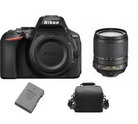 NIKON D5600 reflex 24.2 mpix + Objectif AF-S 18-105MM F3.5-5.6G ED VR + Sac + EN-EL14A Batterie