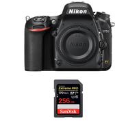 Nikon D750 Nu + SanDisk 256GB Extreme PRO UHS-I SDXC 170 MB/s Garantie 2 ans