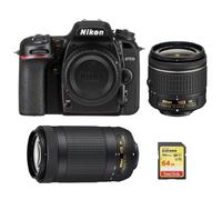 NIKON D7500+AF-P 18-55 mm+AF-P 70-300 mm+SanDisk Extreme 64 Go SD