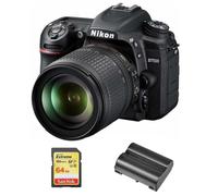 NIKON D7500+AF-S 18-105 mm f/3,5-5,6+SanDisk Extreme 64 Go SD+EN-EL15A
