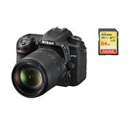 Nikon D7500+AF-S 18-140 mm f/3,5-5,6G ED VR DX+SanDisk Extreme 64 Go SD