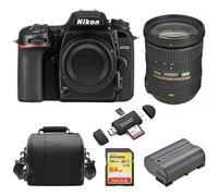 NIKON D7500+AF-S 18-200MM ED VR II DX+Carte mémoire 64 Go+Sac+EN-EL15 Lecteur de cartes