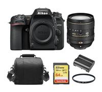 NIKON D7500+AF-S DX 16-80 mm ED VR+Carte SD 64 Go+Sac+EN-EL15 Filtre 72 mm
