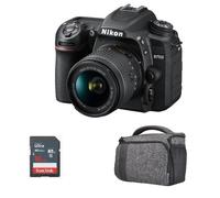 NIKON D7500 Reflex 20.9 mpix + KIT AF-P 18-55mm F3.5-5.6G VR + Bag + 16gb SD card