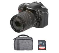NIKON D7500 reflex 20.9 mpix + objectif KIT AF-S 18-140MM F3.5-5.6G ED VR DX + Sac + SD 16 Go