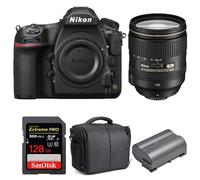 Nikon D850 + 24-120mm F4 G ED VR + SanDisk 128GB Extreme PRO UHS-II SDXC 300MB/s + EN-EL15b + Sac Garantie 2 ans