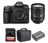 Nikon D850 + 24-120mm F4 G ED VR + SanDisk 64GB Extreme PRO UHS-II SDXC 300MB/s + EN-EL15b + Sac Garantie 2 ans