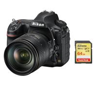 NIKON D850 reflex 45.7 mpix + objectif KIT AF-S 24-120MM F4G ED VR + SD 64 Go