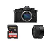 NIKON Hybride Z f + Carte Sandisk 64GB + Z 28mm f/2.8 + Poignée Grip