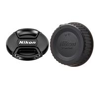 Nikon LC-77 Bouchon Avant d'objectif & LF-4 Rear Lens Replacement Cap LF4 Noir