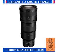 Nikon NIKKOR Z 400mm F4.5 VR S + Ebook '20 Techniques pour Réussir vos Photos' - Objectif Nikon Z