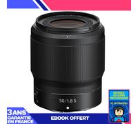 Nikon NIKKOR Z 50mm f/1.8 S + Ebook 'Devenez Un Super Photographe