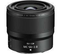 Objectif hybride Nikon Z 50mm f/2,8 Macro Nikkor Noir
