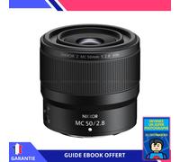 Nikon Nikkor Z MC 50mm f/2.8 Macro + Ebook 'Devenez Un Super Photographe' - Objectif Nikon Z pour Nikon Hybride