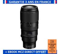 Nikon Z 100-400 mm F4.5-5.6 VR S + Ebook '20 Techniques pour Réussir vos Photos' - Objectif Nikon Z