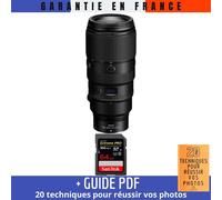 Nikon Z 100-400mm F4.5-5.6 VR S + 1 SanDisk 64GB Extreme PRO UHS-II SDXC 300 MB/s + Guide PDF '20 TECHNIQUES POUR RÉUSSIR VOS PHOTOS