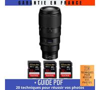 Nikon Z 100-400mm F4.5-5.6 VR S + 3 SanDisk 32GB Extreme PRO UHS-II SDXC 300 MB/s + Guide PDF '20 TECHNIQUES POUR RÉUSSIR VOS PHOTOS