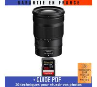 Nikon Z 24-120mm F4 S + 1 SanDisk 128GB Extreme PRO UHS-II SDXC 300 MB/s + Guide PDF '20 TECHNIQUES POUR RÉUSSIR VOS PHOTOS