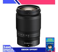 Nikon Z 24-200mm f/4-6.3 VR + Ebook 'Devenez Un Super Photographe
